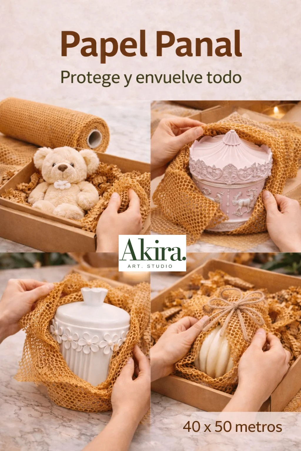 Papel Panal Protector 40 x 50 metros