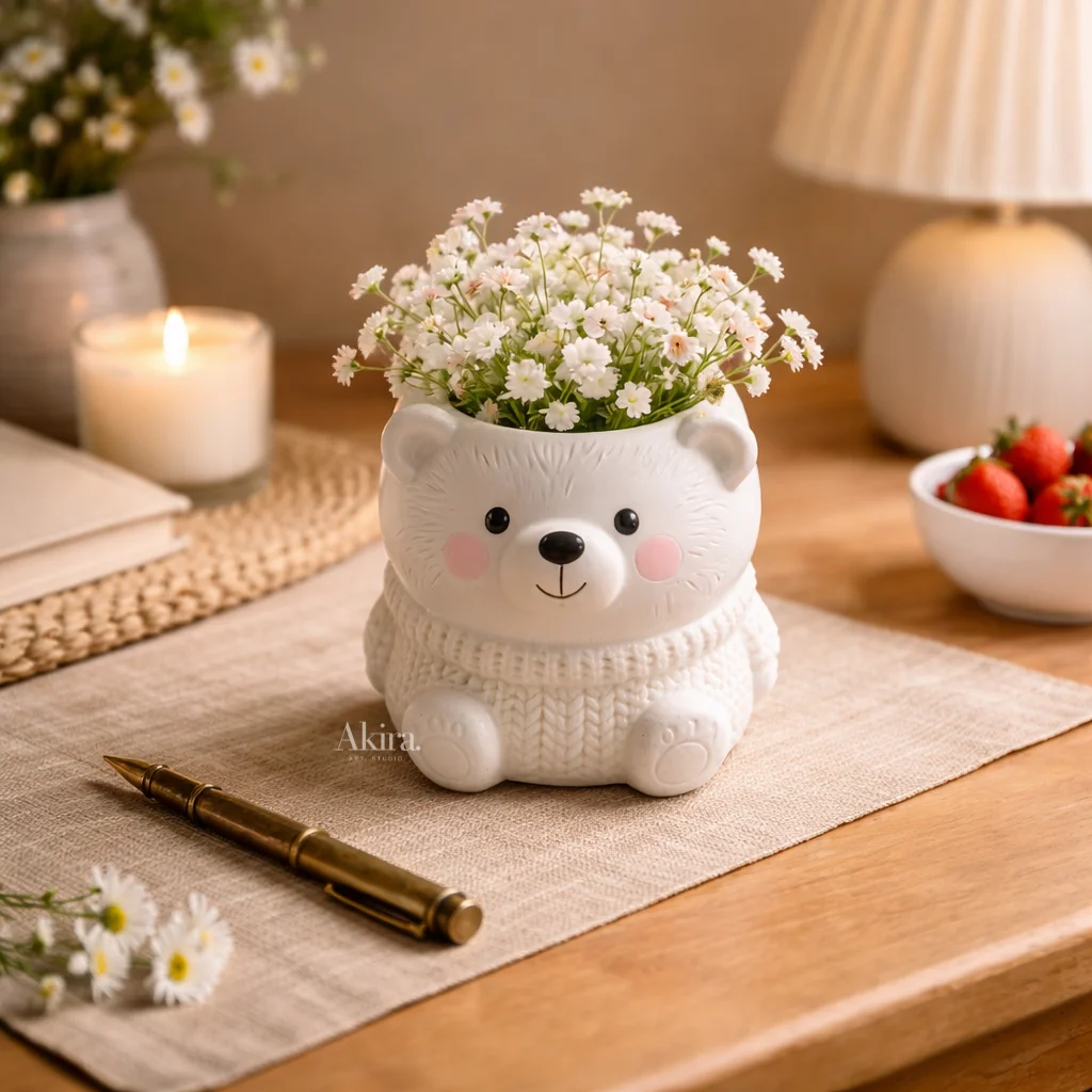 Molde oso con sueter