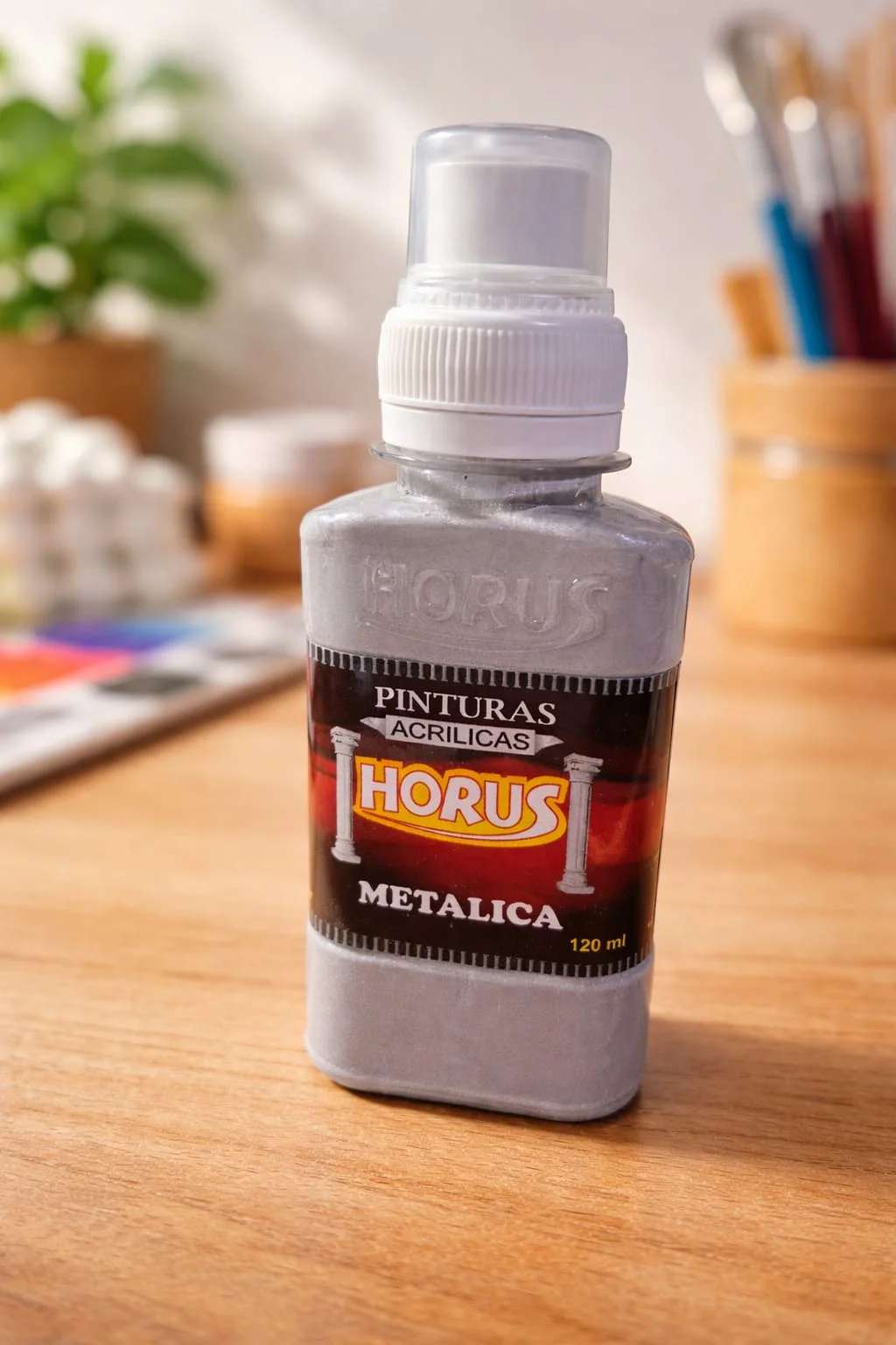 Pintura metalica Plateada